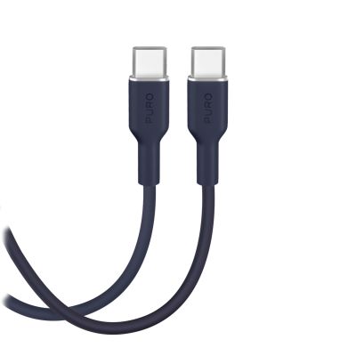 2. Puro ICON USB-C – USB-C-Kabel 1,5 m – Marineblau