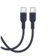 2. Puro ICON USB-C – USB-C-Kabel 1,5 m – Marineblau
