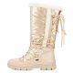 21. Rieker W RKR640 wasserdichte hohe Schneestiefel beige