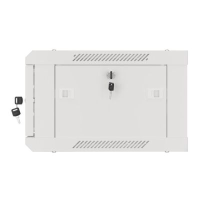 15. Lanberg WF01-6404-10S 4HE Rack-Wandschrank Grau
