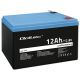 Qoltec LiFePO4 Lithium-Eisenphosphat-Batterie 12,8 V 12 Ah 153,6 Wh BMS