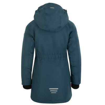 2. Trollkids Mädchen Alesund Mantel Kinder wasserdichte Daunenjacke mit Kapuze Winter Marineblau (301-142)