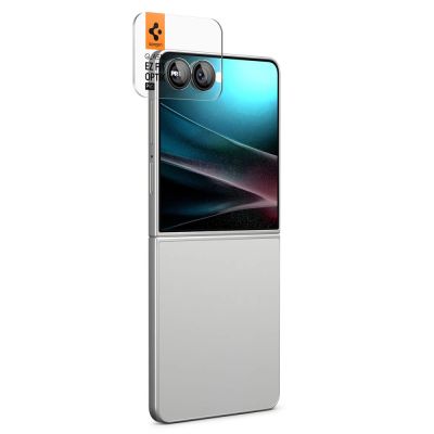 6. Spigen Optik Pro HD Glas.TR EZ Fit 2er-Pack Kameraschutz für Samsung Galaxy Z Flip 7 - Schwarz