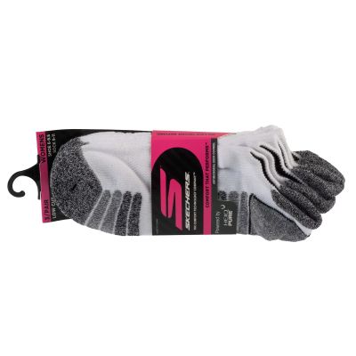 Skechers 3er-Pack Damen Perf Grau Color Pop S110098-HWHT Weiß 36-40
