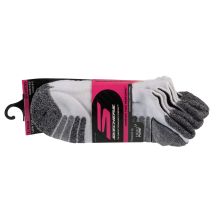 Skechers 3er-Pack Damen Perf Grau Color Pop S110098-HWHT Weiß 36-40