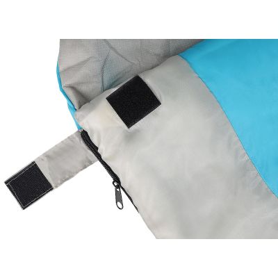 20. Reiseschlafsack 210 x 80/50 cm, blau-grau, Enero Camp