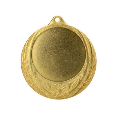Allgemeine Goldmedaille mit Platz für ein 50-mm-Emblem – Stahlmedaille