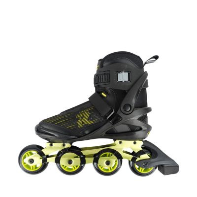 5. Roces Pic X Inlineskates Schwarz und Limette 400910 00002