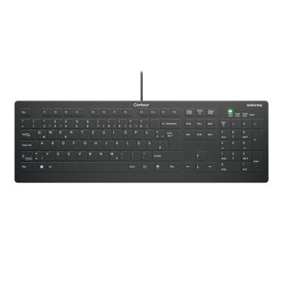 3. Contour Design Active Key AK-C8112 Medizinische Tastatur USB QWERTZ Deutsch Schwarz