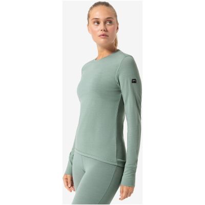 3. Damen-Thermo-Langarmshirt SUPER.NATURAL W Arctic 230 LS, grün