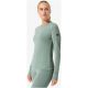 3. Damen-Thermo-Langarmshirt SUPER.NATURAL W Arctic 230 LS, grün