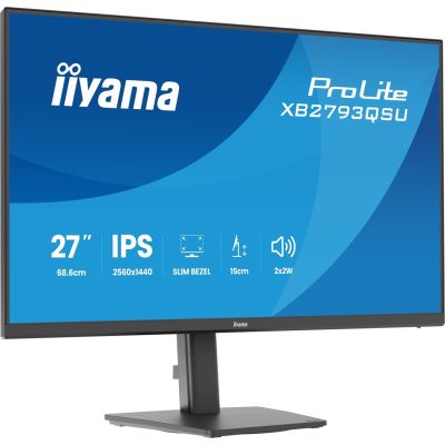 5. iiyama ProLite XB2793QSU-B1 Computermonitor 68,6 cm (27") 2560 x 1440 px Quad HD LED Schwarz