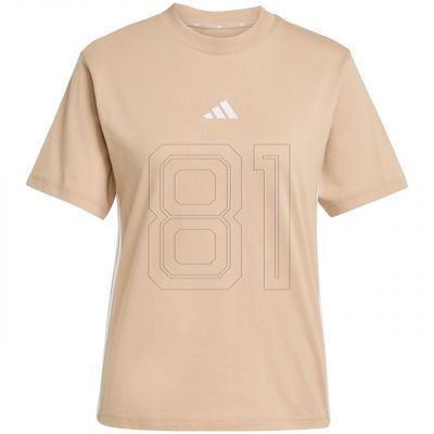 adidas Essentials 3-Streifen Baumwoll-T-Shirt W JX7616