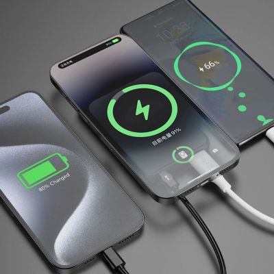 3. Dudao K14S Magnetische Powerbank 20W 5000mAh 1x USB-A 1x USB-C - Schwarz
