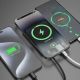 3. Dudao K14S Magnetische Powerbank 20W 5000mAh 1x USB-A 1x USB-C - Schwarz