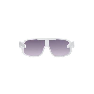 2. POC Aspire Wide Fit Radbrille Weiß | Clarity Road/Sunny Silver Kat. 3
