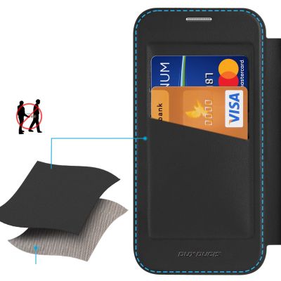 10. Dux Ducis Skin X Pro Hülle für iPhone 17 Pro Max mit Wallet, MagSafe kompatibel - Schwarz