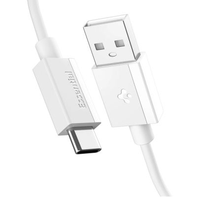 2. Spigen EB6010AC USB-A / USB-C 60W Kabel 100 cm - Weiß