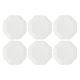 Set mit 6 Villadeifiori Salattellern – Weiß, 23 cm