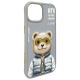 6. Nimmy Cool&Cute 2.0 Bear Case für iPhone 15 - Grau