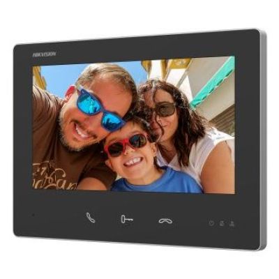 4. Hikvision DS-KH7300EY-WTE2 Video-Türsprechanlage 17,8 cm (7 Zoll) Schwarz