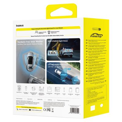 6. Baseus PrimeTrip VD1 Pro Auto-DVR 4K+1080p mit Akku – Schwarz