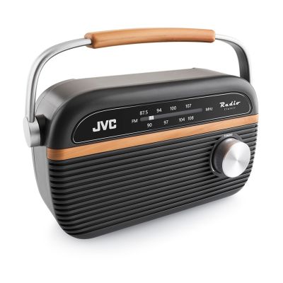 5. JVC Tragbares Radio RA-E215G Grau