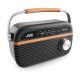 5. JVC Tragbares Radio RA-E215G Grau
