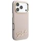 4. Karl Lagerfeld MagSafe-Hülle mit genarbtem Harz-Logo für iPhone 18 Pro / 17 Pro – Pink