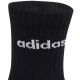 3. adidas Linear Crew Socken, gepolstert, 6er-Pack, schwarz, JL6094