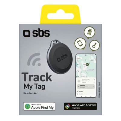 2. SBS My Tag Tracker kompatibel mit iOS und Android – Schwarz