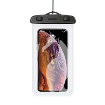 Ugreen LP186 60959 Hülle wasserdicht IPX8 für 4-6,5" Smartphone - Schwarz und Transparent
