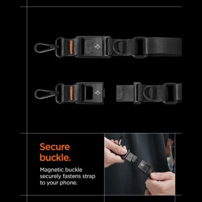 13. Spigen DA30M Stap Crossbody Handy-Lanyard - Schwarz