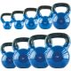 42. HMS KNV08 BLUE vinylbeschichtete Kettlebell aus Gusseisen 