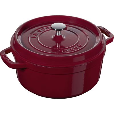 STAUB LA COCOTTE Runder Gusseisentopf 3,85 ltr, bordeaux