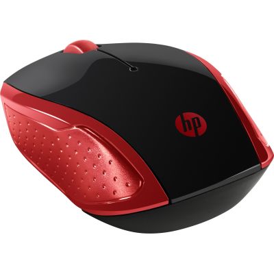 3. HP Funkmaus 200 Empress Red Funkmaus Rot und Schwarz 2HU82AA