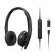 Lenovo 4XD1M45627 Kopfhörer/Headset mit Kabel, Kopfbügel, USB Typ-C, Schwarz