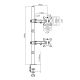 9. MACLEAN Monitorhalterung, max. VESA 100 x 100, 13–27", 9 kg, Doppelhalterung MC-967