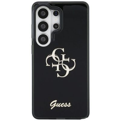 3. Guess IML Big Metal 4G Script Hülle für Samsung Galaxy S26 Ultra - Schwarz