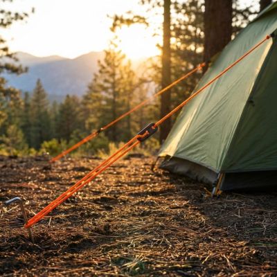 5. Seilspannung für Touristen (10 m Enero Campingzelt)