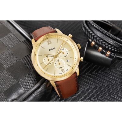 5. FOSSIL Neutra Chronograph FS6113 Herrenuhr + Box