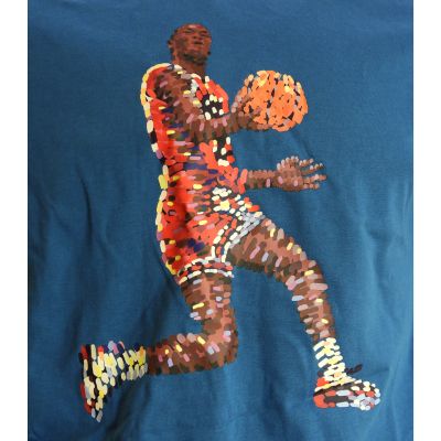 8. Jordan Flight Herren-Sport-T-Shirt Blau - FN6000-457