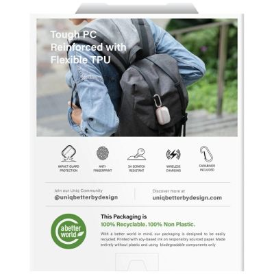 6. Uniq Veren Hülle für AirPods Pro 3 – Braun