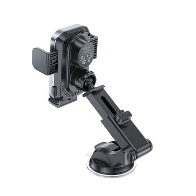 2. Acefast D53 Autohalterung mit kabellosem Ladegerät für Armaturenbrett mit automatischer Klemme, Schwarz