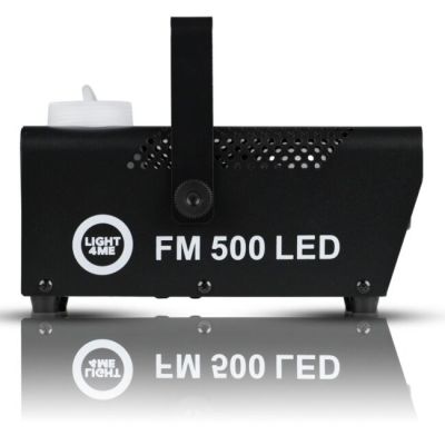 7. LIGHT4ME FM 500 LED V2 – Nebelmaschine, kabellose Fernbedienung, 500 W Leistung, 3 x 1 W RGB-Lichteffekte
