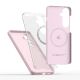 3. Tech-Protect Silikon-MagSafe-Hülle für Samsung Galaxy S26+ - Pink