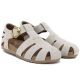 4. Beige Damen-Ledersandalen Artiker 58C0328