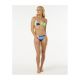 4. RIP CURL Las Dalias High Leg Cheeky Turquoise Swim Briefs