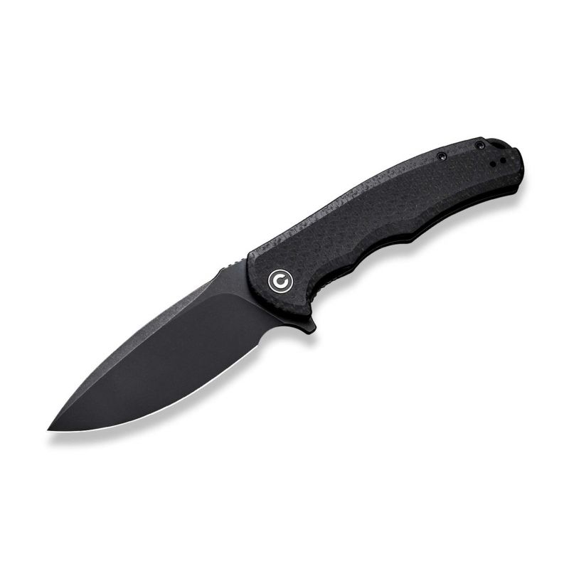 CIVIVI Praxismesser mit 9Cr18MoV-Klinge und All Black Micarta-Griff, Modell C803G