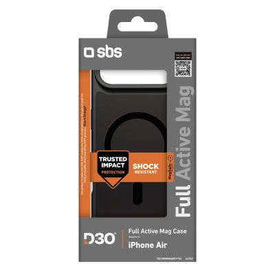 2. SBS Full Active Mag Case mit D3O-Technologie für iPhone 17 Air – Schwarz